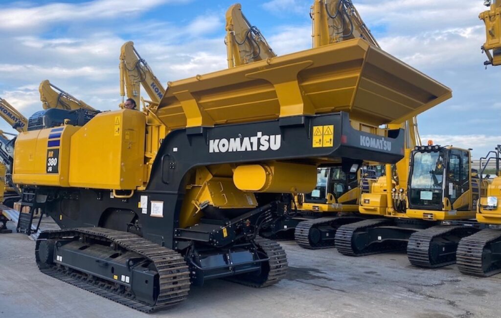 frantoio mobile komatsu