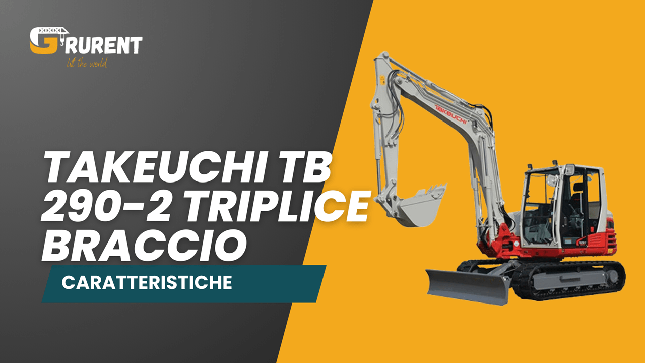 Takeuchi TB 290-2 triplice braccio