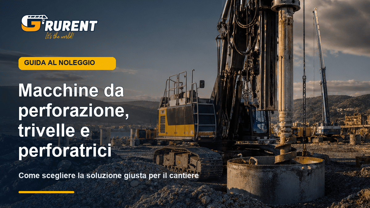 Macchina da perforazione in cantiere per la guida Grurent su trivelle e perforatrici